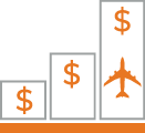 Cost Savings Orange
