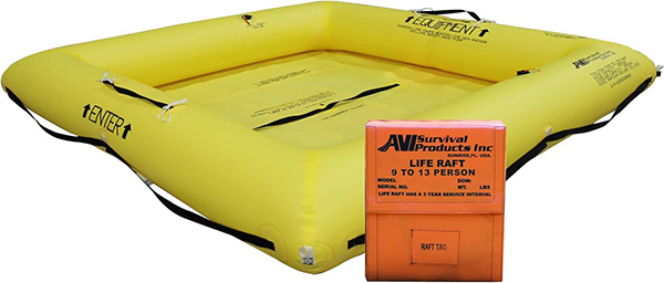 NON TSO 9 Person Life Raft