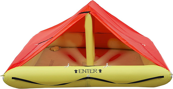 TSO 8 Person Life Raft with FAR 91 Survival Equipment Kit