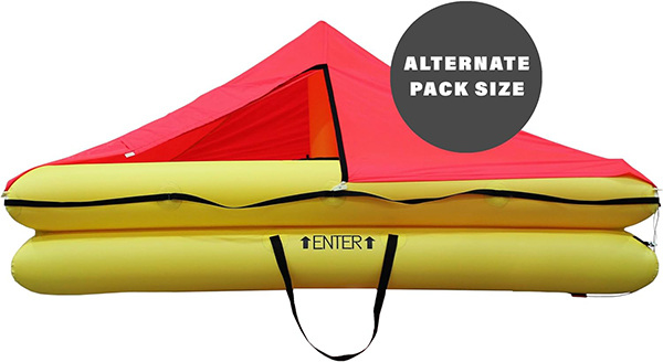 TSO 10 Person Endpack Life Raft with FAR 121 Equipment Kit