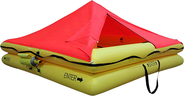 TSO 12 Person Life Raft with FAR 91 Survival Equipment Kit